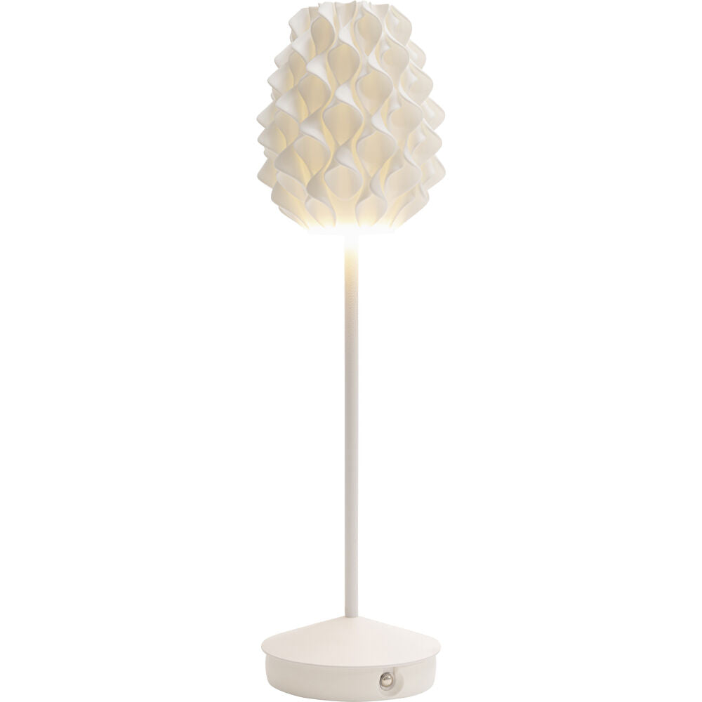 Table Lamp Swirl LED White