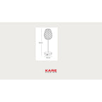 Table Lamp Swirl LED White