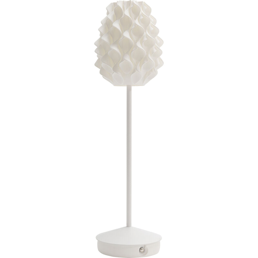 Table Lamp Swirl LED White