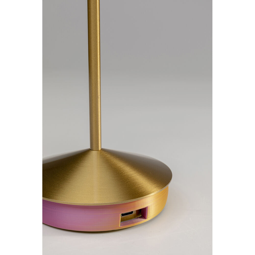 Table Lamp Swirl LED Gold Sunrise