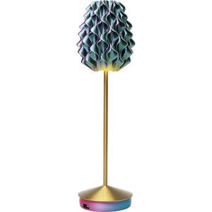Table Lamp Swirl gold sunset