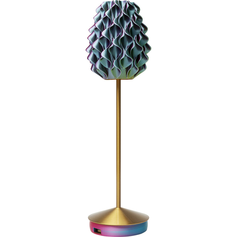 Table Lamp Swirl gold sunset