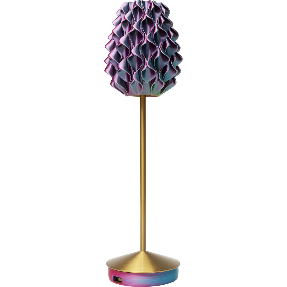 Table Lamp Swirl gold sunset