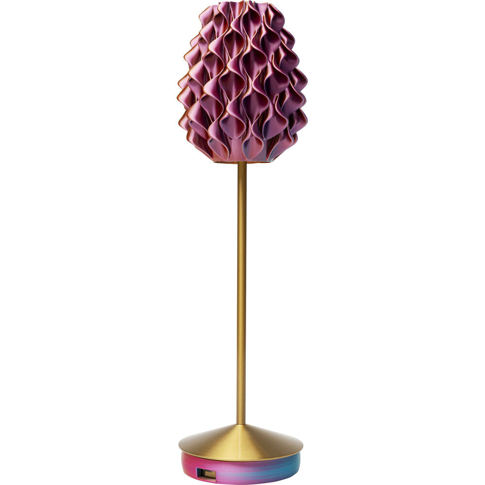Table Lamp Swirl gold sunset