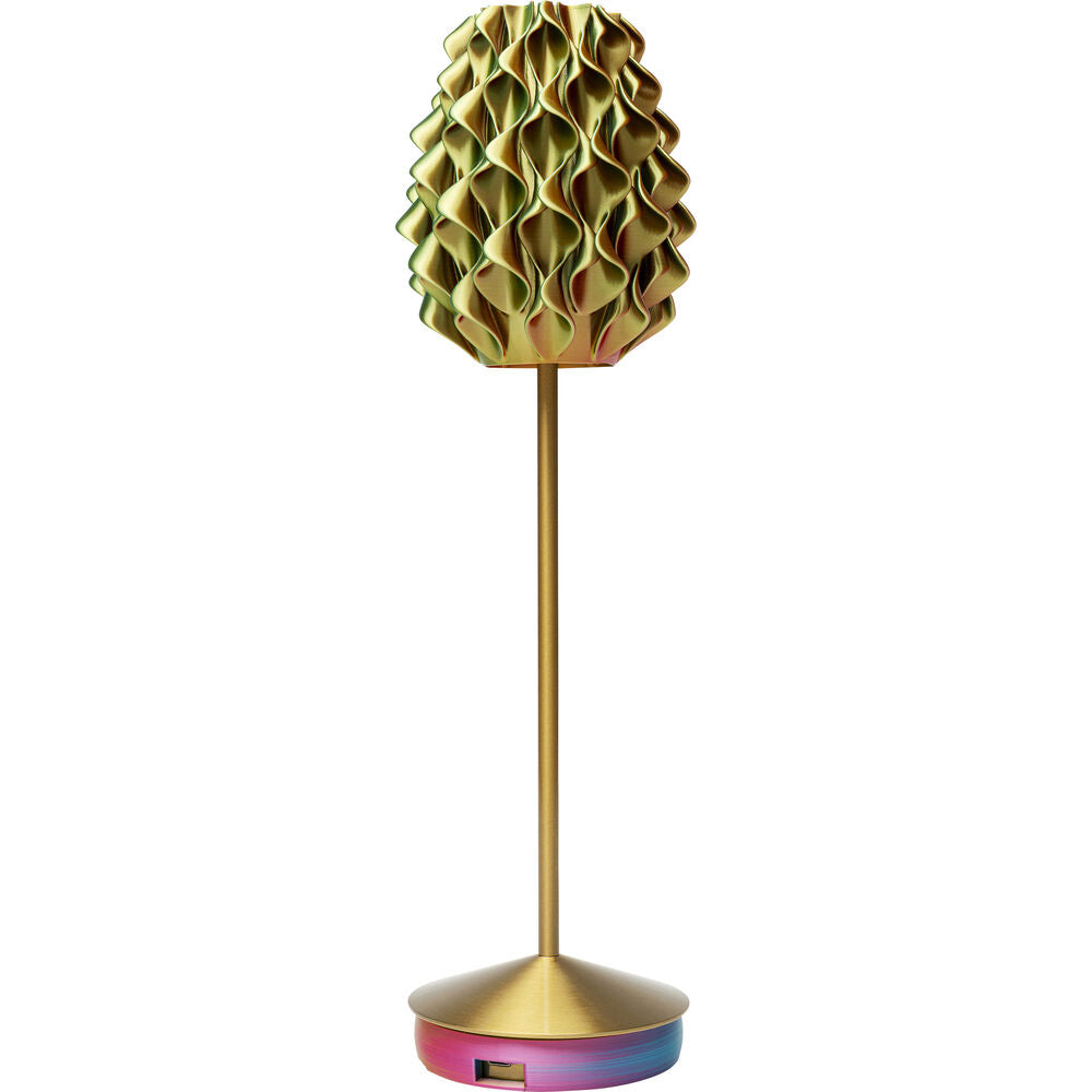 Table Lamp Swirl gold sunset