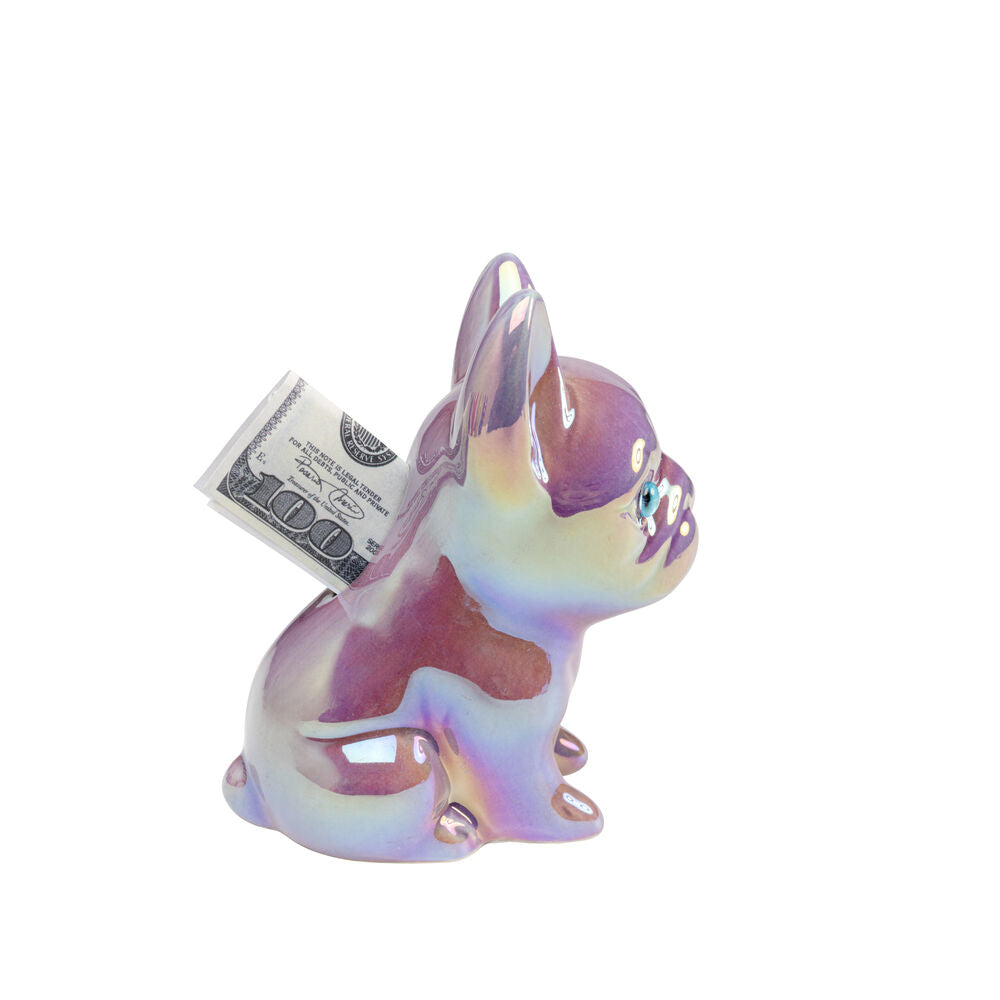 Money Box Shiny Puppies 12cm Assorted