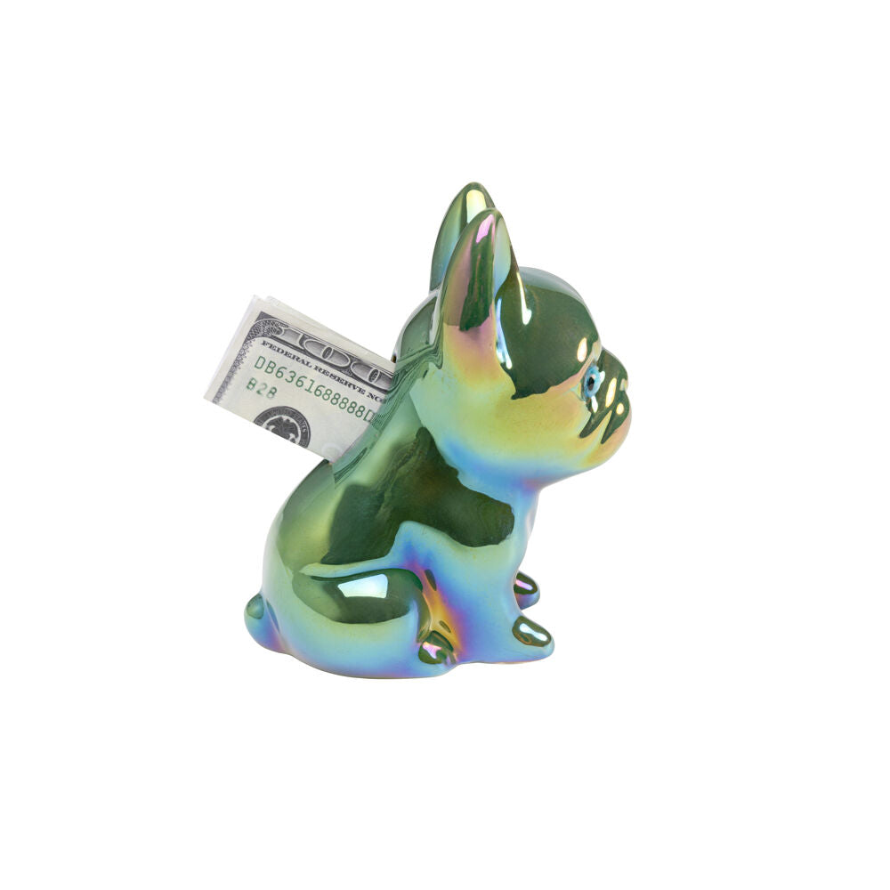 Money Box Shiny Puppies 12cm Assorted
