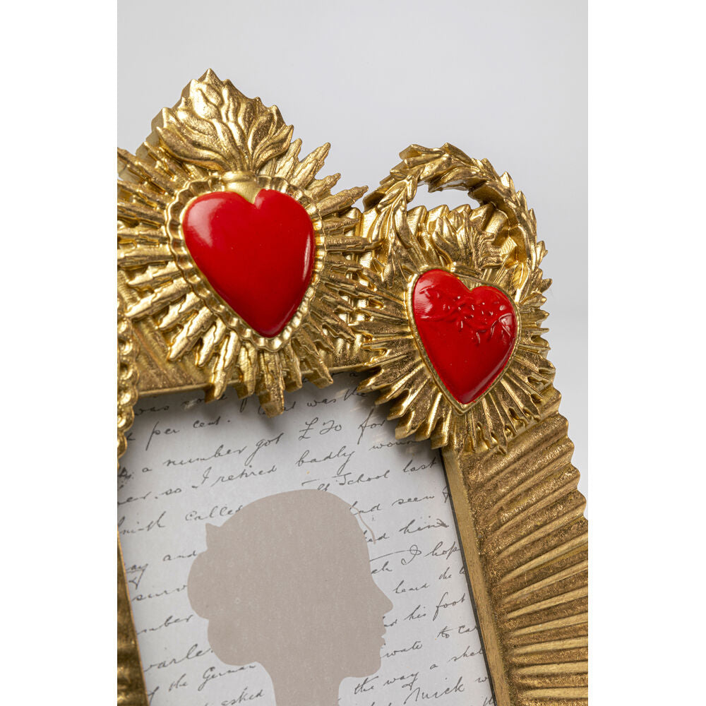Picture Frame Flaming Heart Tre 13x18cm