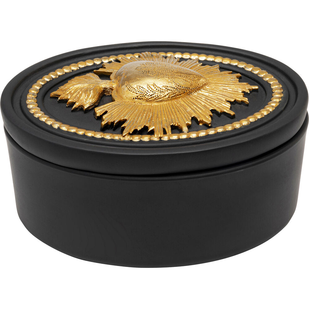 Deco Box Flaming Heart 9cm