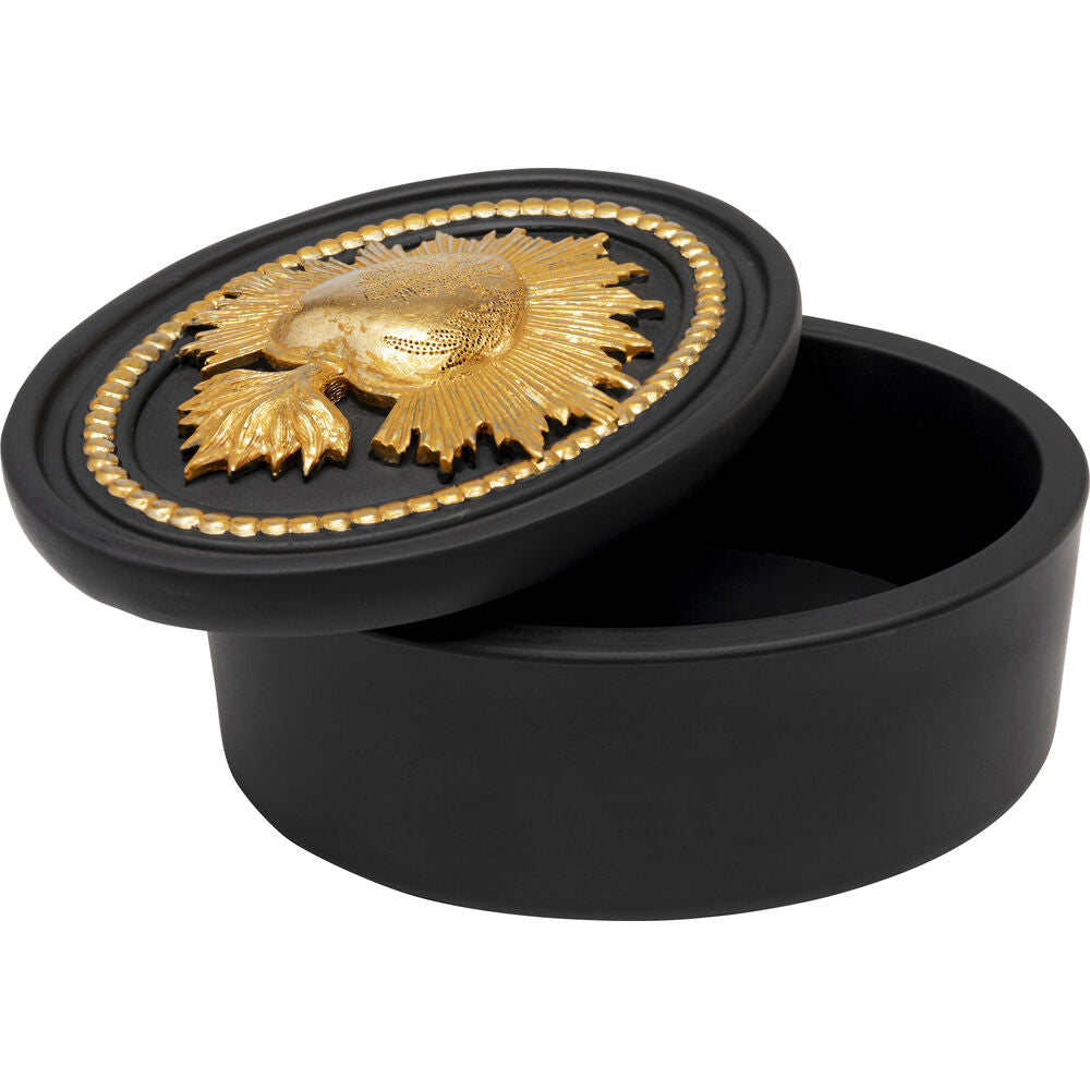 Deco Box Flaming Heart 9cm