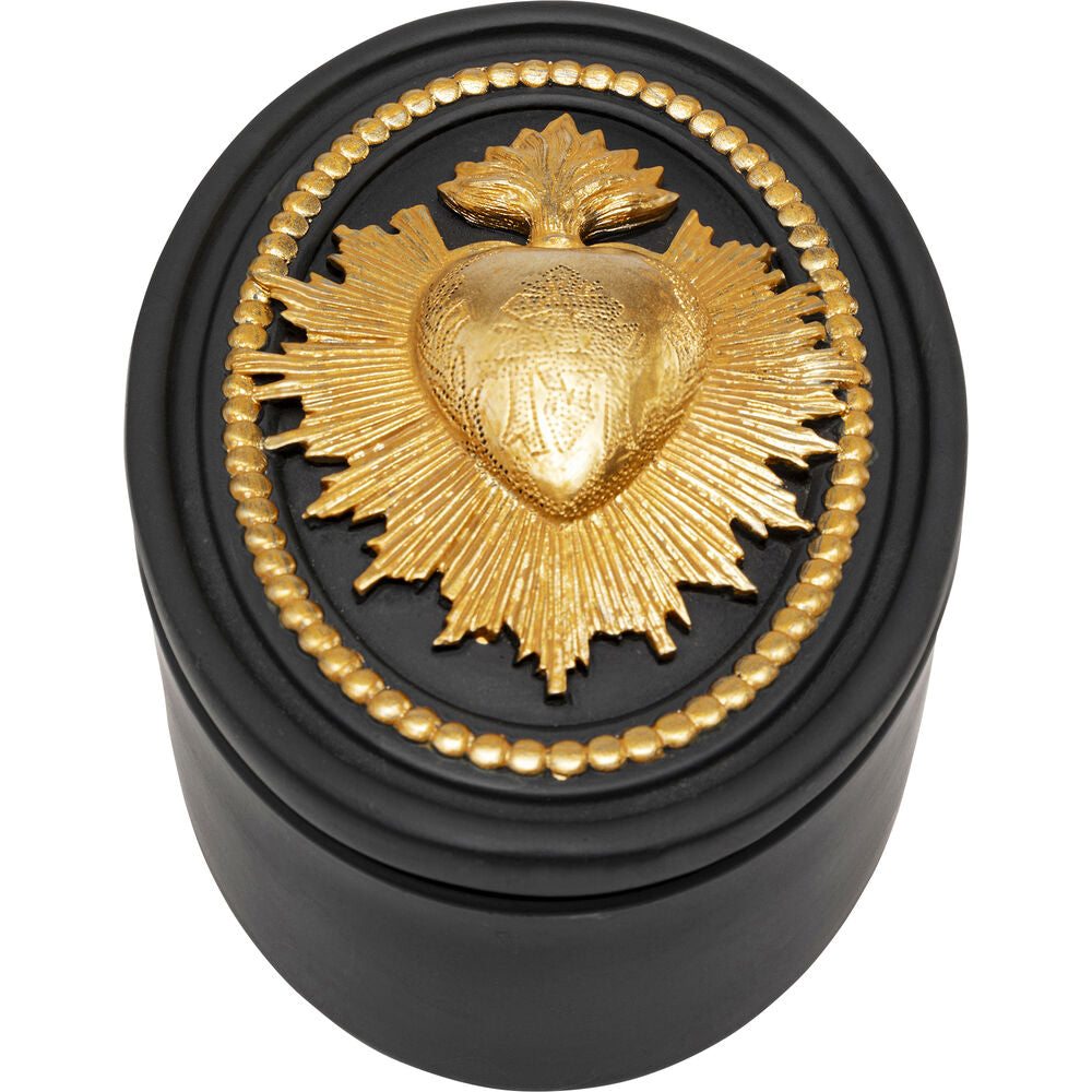 Deco Box Flaming Heart 9cm