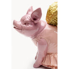 Money Box Flying Pig Pink 17cm