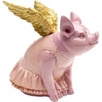 Money Box Flying Pig Pink 17cm
