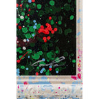 Framed Picture Floating Flower Market 150x100cm