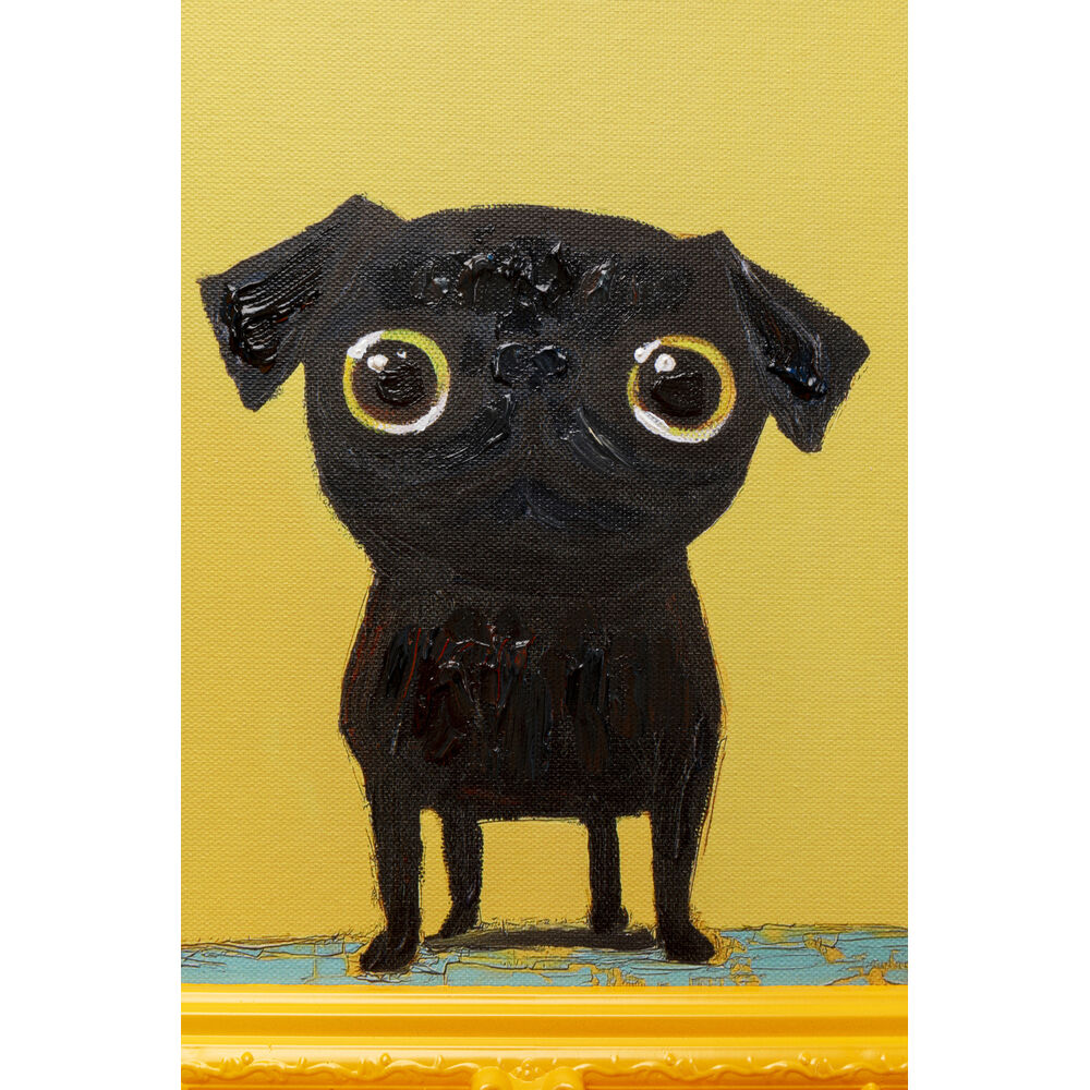 Framed Picture Sweet Dog Eyes 30x35cm