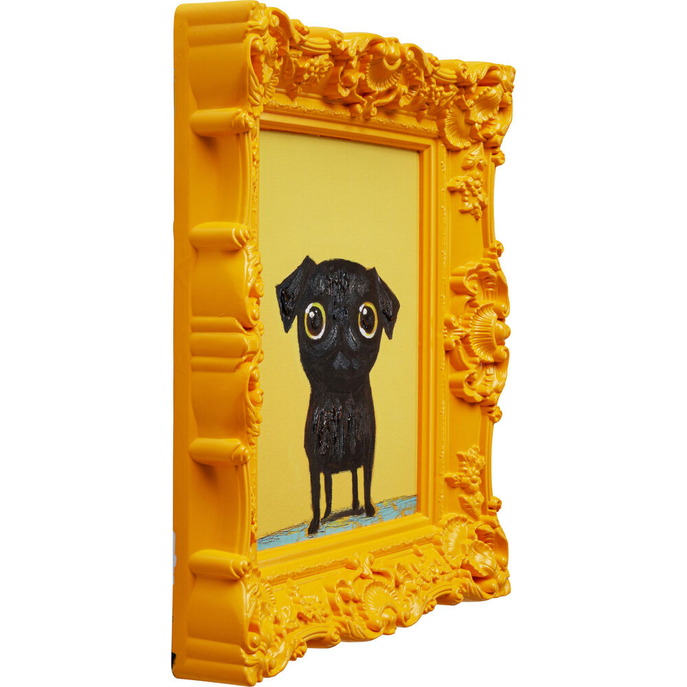 Framed Picture Sweet Dog Eyes 30x35cm