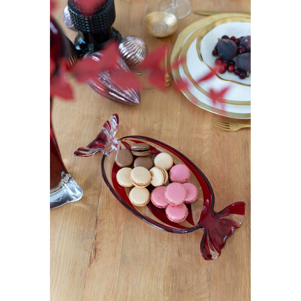 Deco Bowl Candy Red 35cm