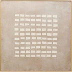 Canvas Picture Art Row Beige 100x100cm
