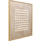 Canvas Picture Art Row Beige 100x100cm