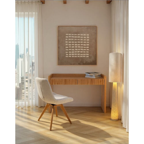 Canvas Picture Art Row Beige 100x100cm