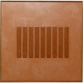 Canvas Picture Art Row Brown 100x100cm