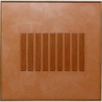 Canvas Picture Art Row Brown 100x100cm
