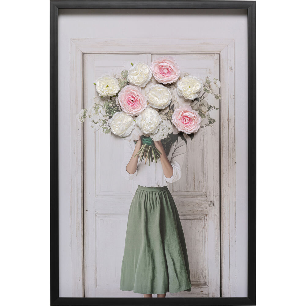 Canvas Picture Flower Bouquet 64x94cm