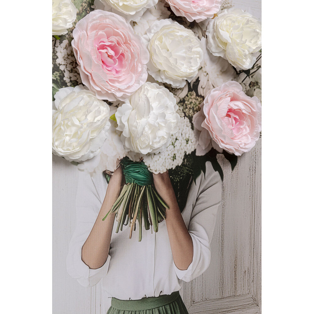 Canvas Picture Flower Bouquet 64x94cm