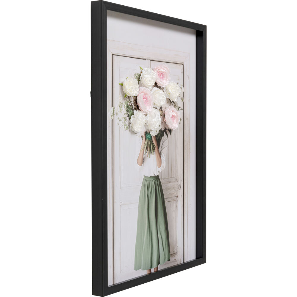 Canvas Picture Flower Bouquet 64x94cm