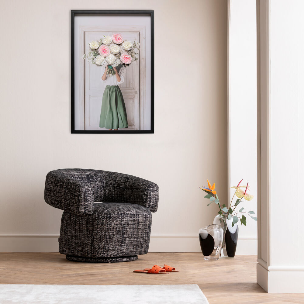 Canvas Picture Flower Bouquet 64x94cm