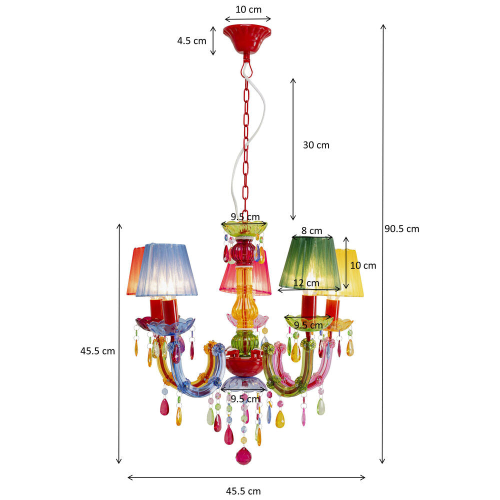 Pendant Lamp Starlight Shade 5-Branched