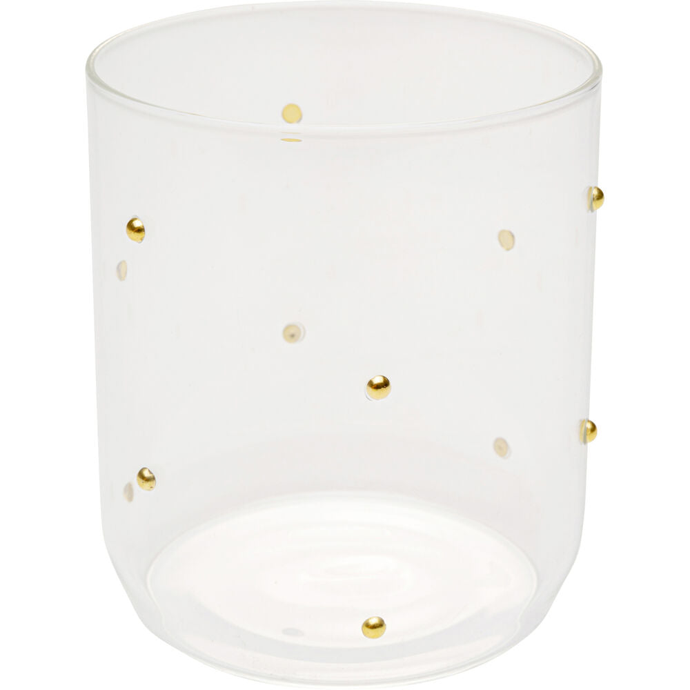 Tumbler Glam Dots Gold 9cm (4/Set)