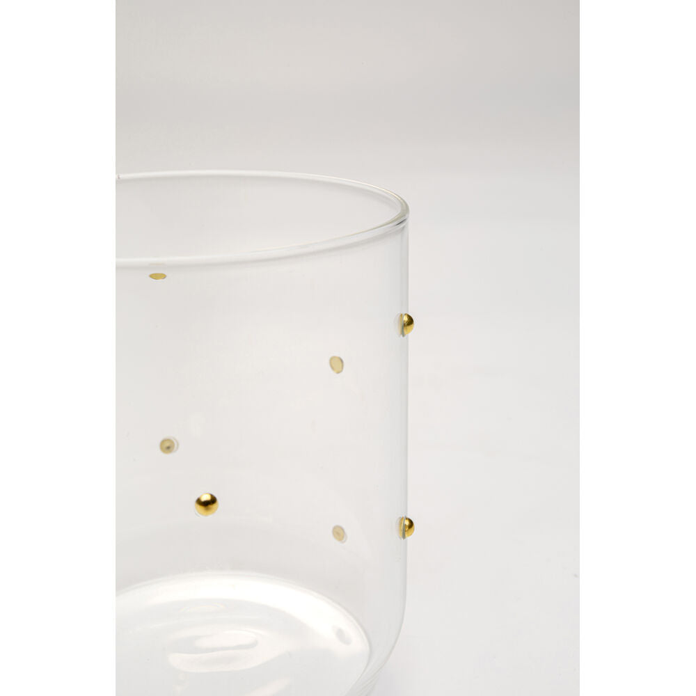 Tumbler Glam Dots Gold 9cm (4/Set)