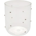 Tumbler Glam Dots Silver 9cm (4/Set)