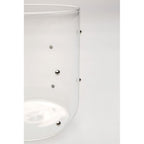 Tumbler Glam Dots Silver 9cm (4/Set)