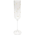 Champagne Glass Glam Dots 25cm (4/Set)