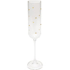 Champagne Glass Glam Dots 25cm (4/Set)