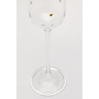 Champagne Glass Glam Dots 25cm (4/Set)