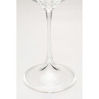 White Wine Glass Glam Dots Silver 22cm (4/Set)