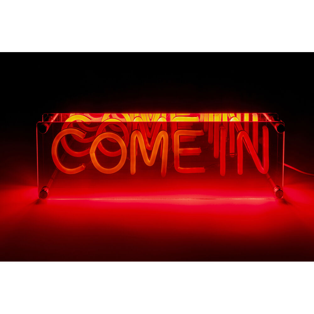 Table Lamp LED Font COME IN