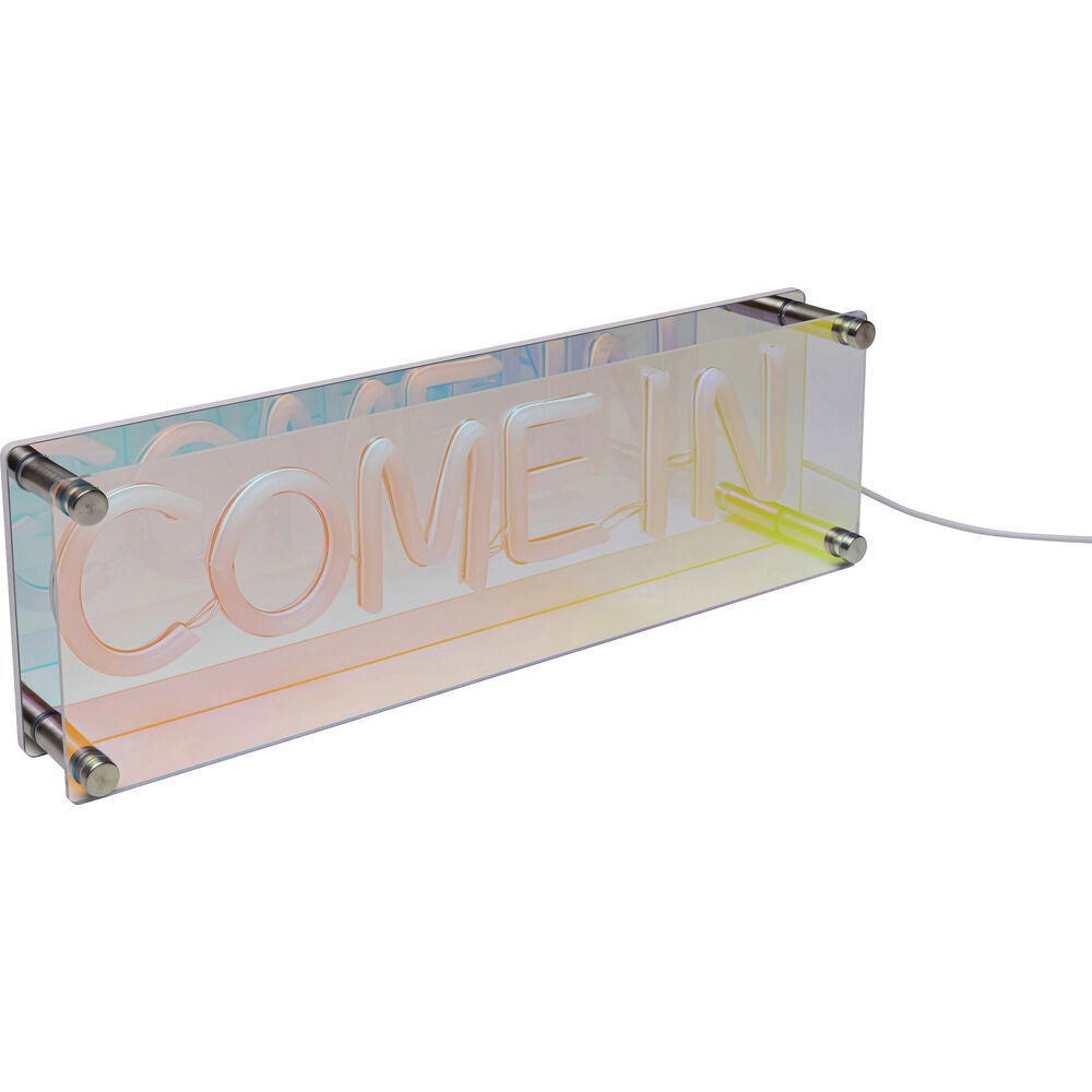 Table Lamp LED Font COME IN