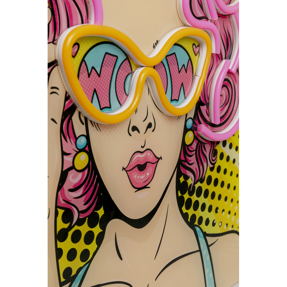 Glass Picture Beauty LED 39x39cm