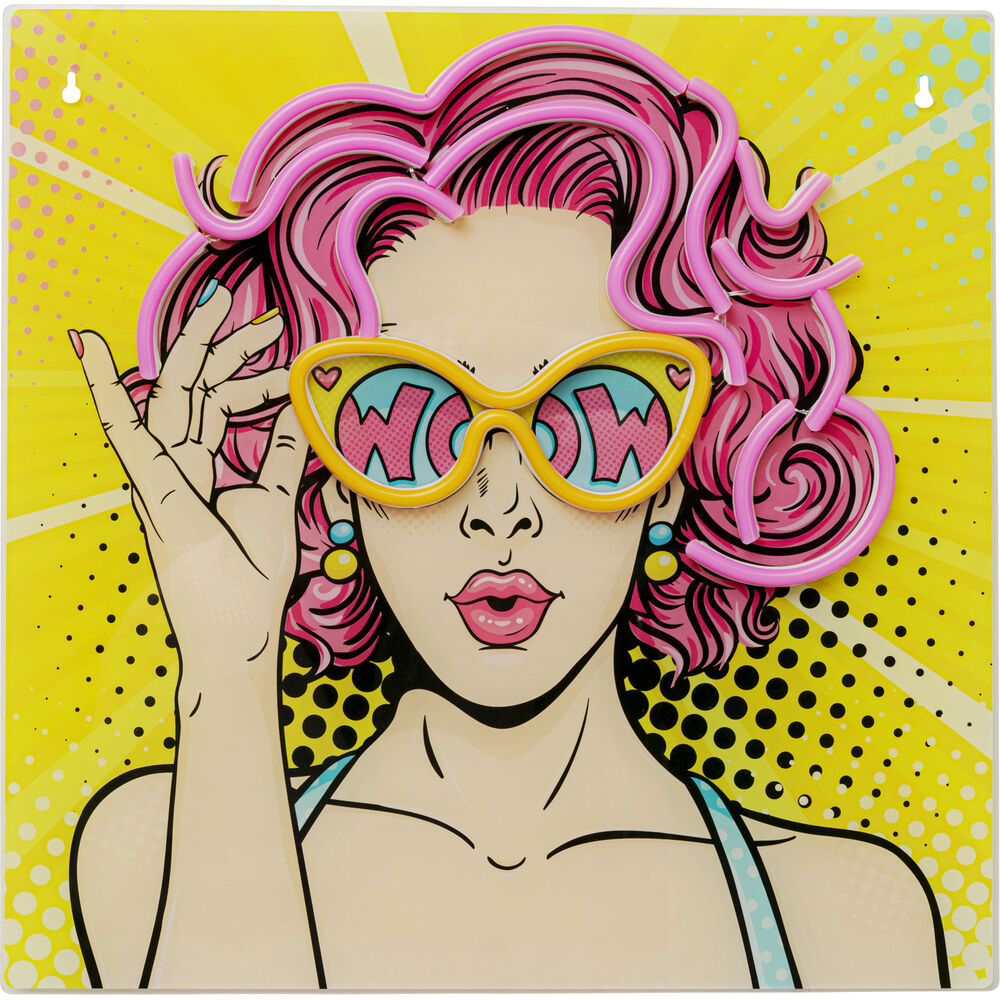 Glass Picture Beauty LED 39x39cm