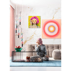 Glass Picture Beauty LED 39x39cm