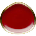 Dessert Plate Vibrations Red 21cm (4/Set)