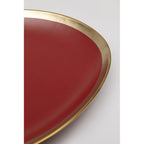 Dessert Plate Vibrations Red 21cm (4/Set)