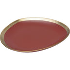 Dessert Plate Vibrations Red 21cm (4/Set)