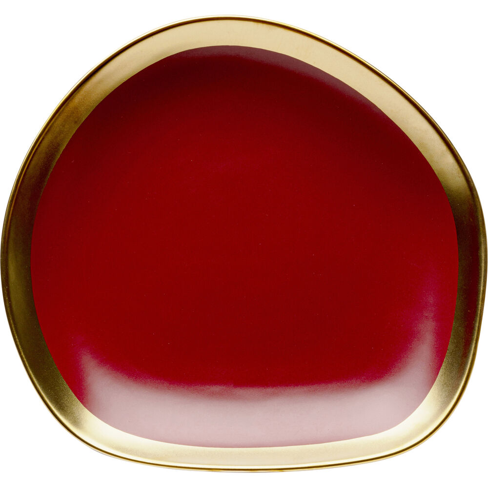 Plate Vibrations Red 27cm (4/Set)