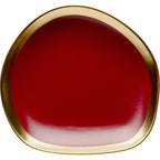 Plate Vibrations Red 27cm (4/Set)