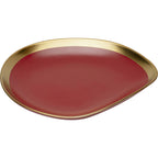 Plate Vibrations Red 27cm (4/Set)